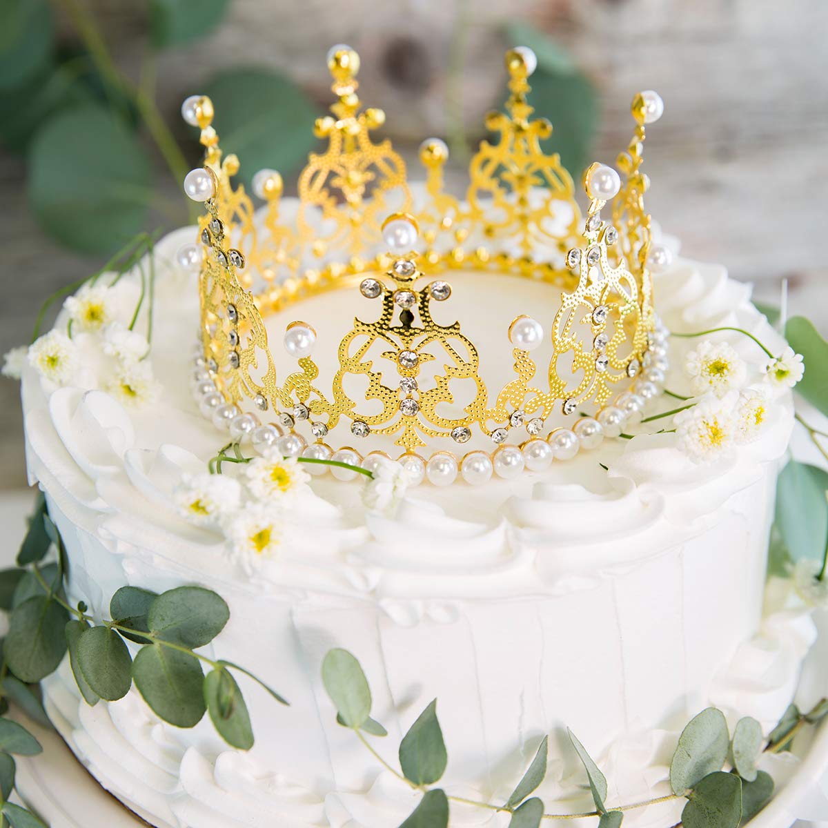 CROWN & TIARA CAKE TOPPERS