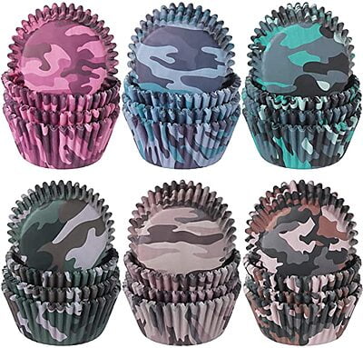 Camouflage Cupcake Liners